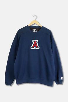 推荐Vintage University of Arizona Embroidered Logo Crewneck Sweatshirt商品