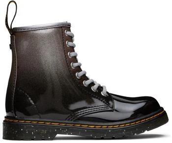 Dr. Martens | Big Kids Black & Silver 1460 Glitter Lace Up Boots,商家Ssense US,价格¥663