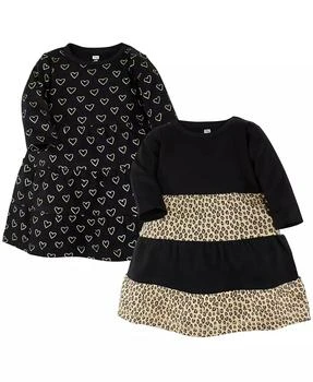 Hudson | Baby Girls Cotton Dresses, Leopard Gold Heart,商家Macy's,价格¥294