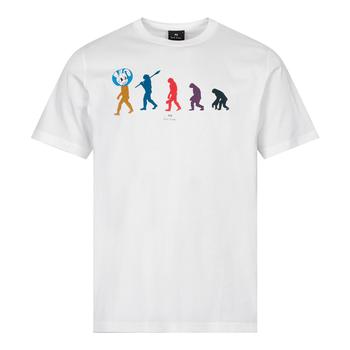 推荐Paul Smith Evolution T-Shirt - White商品