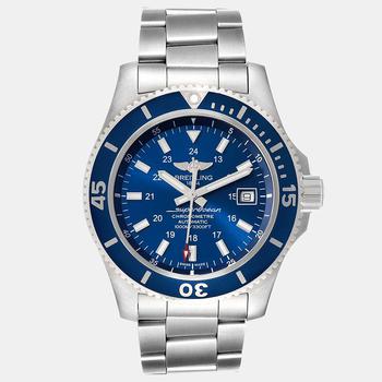 推荐Breitling Blue Stainless Steel Superocean A17392 Automatic Men's Wristwatch 44 mm商品
