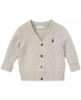 Ralph Lauren | 男婴纯棉V领针织开衫,商家Macy's,价格¥345
