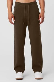 Alo | Scholar Straight Leg Sweatpant - Espresso 