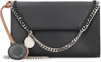 Stella McCartney | Stella McCartney Falabella Logo Charm Chain Linked Shoulder Bag,商家Cettire,价格¥4813