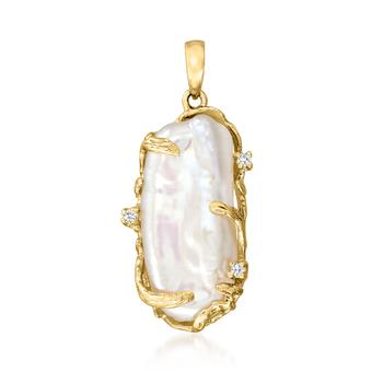 ROSS AND SNOW, Ross-Simons | Ross-Simons 8x20mm Cultured Baroque Pearl Pendant in 14kt Yellow Gold商品图片 7.3折