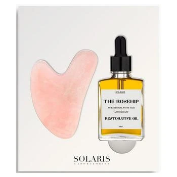 Solaris Laboratories NY | Gua Sha and Rosehip Oil Set, 12 oz,商家Macy's,价格¥330