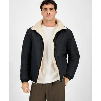 推荐Men's Reversible Zip-Front Puffer Jacket商品