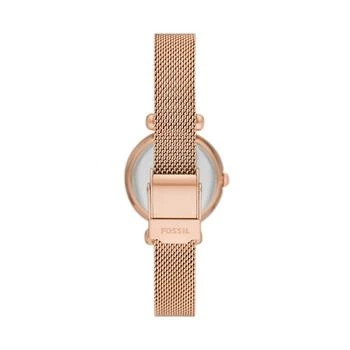 Fossil | Fossil Women's Tillie Mini Three-Hand, Rose Gold-Tone Stainless Steel Mesh Watch 3.3折