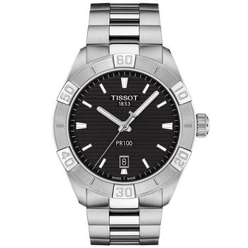 推荐Men's Swiss PR 100 Sport Stainless Steel Bracelet Watch 42mm商品