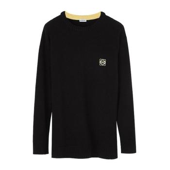 罗意威t恤黑色直邮, Loewe | LOEWE 黑色女士针织衫/毛衣 S3109280SM-1100商品图片 满$100享9.5折, 满折