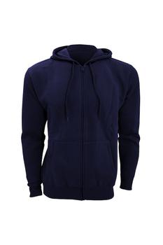 推荐SOLS Mens Seven Full Zip Hooded Sweatshirt / Hoodie (French Navy) French Navy (Blue)商品