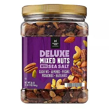 Member's Mark | Member's Mark Deluxe Mixed Nuts with Sea Salt (34 oz.),商家Sam's Club,价格¥98