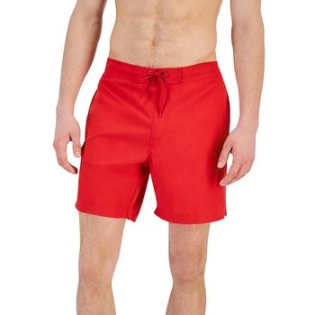 Club Room | Men's Solid Quick-Dry 7" E-Board Shorts, Created for Macy's,商家Macy's,价格¥49