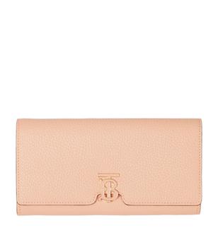 Burberry | Leather TB Monogram Continental Wallet商品图片,独家减免邮费