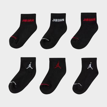 aj6, Jordan | Kids' Toddler Jordan Ankle Socks (6-Pack)商品图片 