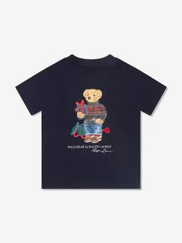 Ralph Lauren | Baby Boys Bear T-Shirt in Navy 额外8折, 额外八折