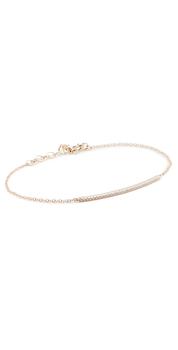 推荐EF Collection 14k 钻石条扣链条手链商品