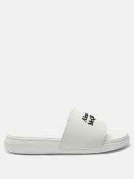 Alexander McQueen | 3D-logo rubber slides商品图片,