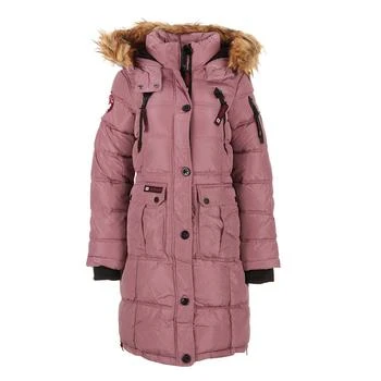 推荐Canada Weather Gear Women's Long Puffer with Faux Fur and Sherpa Lined Hood商品