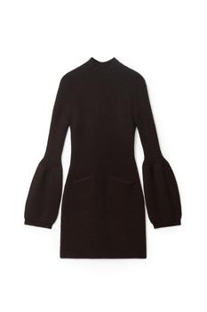 亚历山大王 连衣裙, Alexander Wang | LONG-SLEEVE MINI DRESS IN CASHMERE WOOL商品图片 