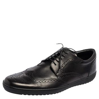 更多路易威登男鞋, [二手商品] Louis Vuitton | Louis Vuitton Black Brogue Leather Lace Up Oxfords Size 43商品图片 5.9折, 满1件减$100, 满减