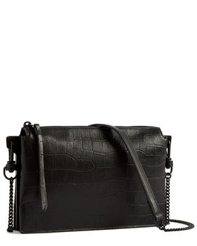 ALL SAINTS | AllSaints Fletcher Croc-Embossed Leather Crossbody商品图片,5折