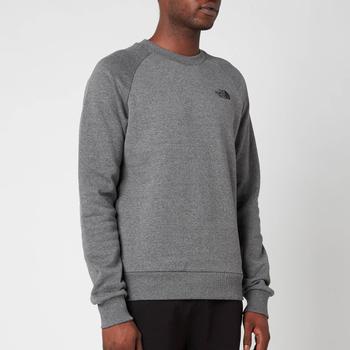 推荐The North Face Men's Raglan Redbox Sweatshirt - TNF Medium Grey Heather商品