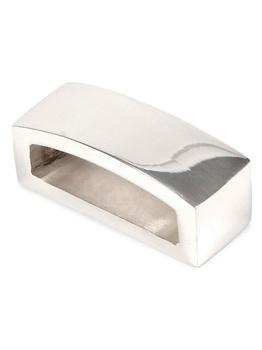 商品Nomi K | Silverplated Ultra Modern Curved 4-Piece Napkin Ring Set,商家Saks Fifth Avenue,价格¥1288图片