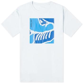 Arc'teryx | 男款 始祖鸟 Skeletile 徽式T恤 白蓝商品图片,独家减免邮费
