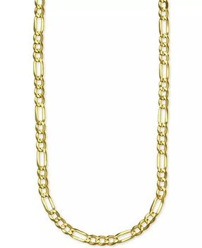 Italian Gold | Figaro Link 18" Chain Necklace (4mm) in Solid 14k Gold,商家Macy's,价格¥7197