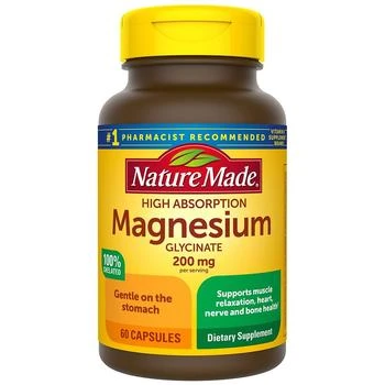 Nature Made | Magnesium Glycinate 200 mg Capsules,商家Walgreens,价格¥188