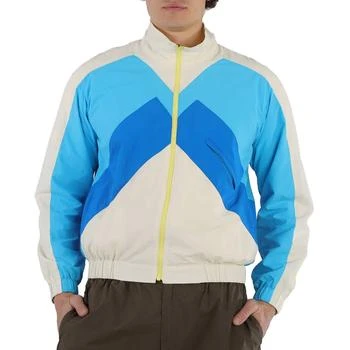 推荐Kenzo Colourblock Nylon Windbreaker Jacket, Size Small商品