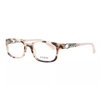 推荐Guess Mens Brown Rectangular Eyeglass Frames GU2558-F05554商品