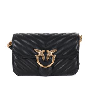 PINKO男包, PINKO | Pinko Handbag "love Baby Bell Chevron" In Quilted Nappa Leather商品图片 