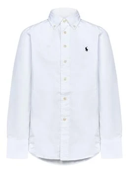 Ralph Lauren | Ralph Lauren Kids Pony Buttoned Long-Sleeved Shirt 5.4折