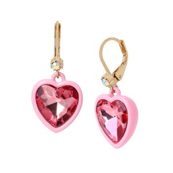 推荐Stone Heart Leverback Earrings商品