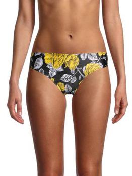 Ganni | Recycled Rose-Print Bikini Bottom商品图片,2.9折