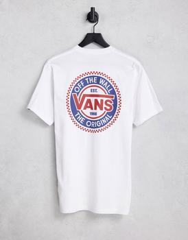 vans棋盘格, Vans | Vans Original Checkerboard back print t-shirt in white商品图片 7.4折