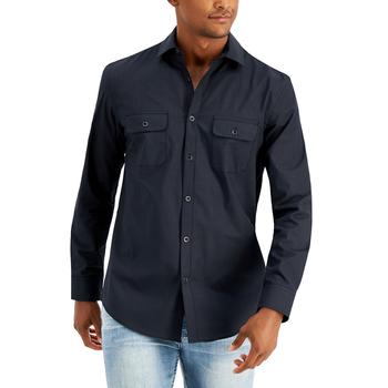 Alfani | Men's Regular-Fit Solid Shirt, Created for Macy's商品图片,7.9折×额外7折, 额外七折