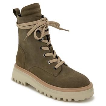 Kenneth Cole, Kenneth Cole | Women's Radell Lace-Up Lug Sole Combat Boots商品图片 