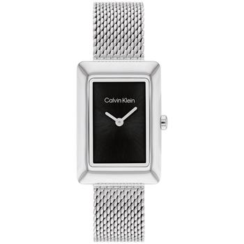 Calvin Klein | Women's Two Hand Silver Stainless Steel Mesh Bracelet Watch 22.5mm商品图片,