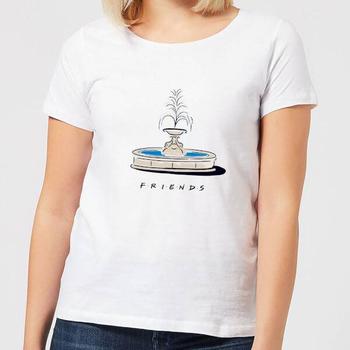 老友记推荐, Friends | Friends Fountain Women's T-Shirt - White商品图片 