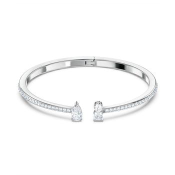 Swarovski | Silver-Tone Crystal Cuff Bracelet商品图片,7折