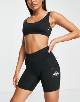 推荐Nike Running Trail epic luxe booty legging shorts in black商品