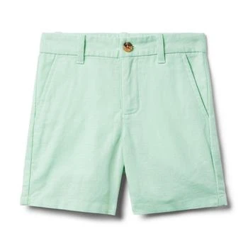 Janie and Jack | Linen Flat Front Short (Toddler/Little Kids/Big Kids),商家Zappos,价��格¥224