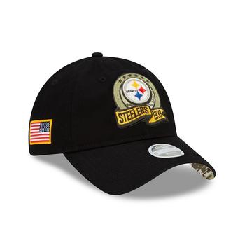 推荐Women's Black Pittsburgh Steelers 2022 Salute To Service 9TWENTY Adjustable Hat商品