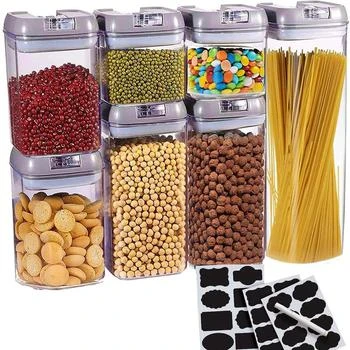 Cheer Collection | Set of 7 Airtight Food Storage Containers,商家Verishop,价格¥257