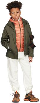 moncler kids, Moncler | Kids Khaki & Orange Down Rangen Parka Jacket商品图片 