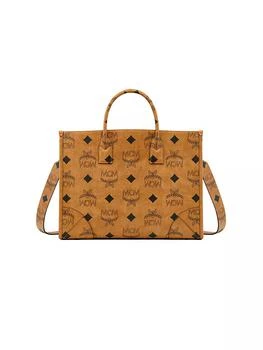 MCM | Large Munchen Maxi Monogram Tote Bag 