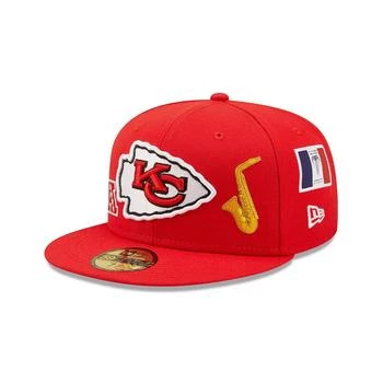 New Era | Men's Red Kansas City Chiefs Team Local 59FIFTY Fitted Hat,商家Macy's,价格¥313